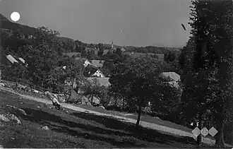 Smokuč op een ansichtkaart uit de periode 1928-1947