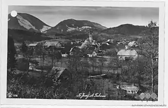 Tabor op een ansichtkaart uit de periode 1928-1947
