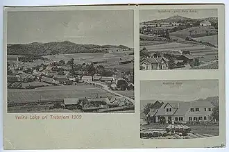 Postkaart van Velika Loka uit 1909