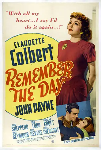 Aanplakbiljet voor Remember the Day