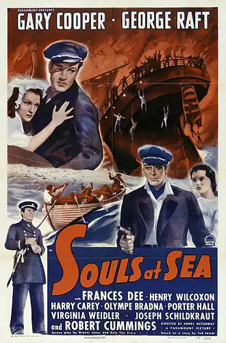 Aanplakbiljet voor Souls at Sea