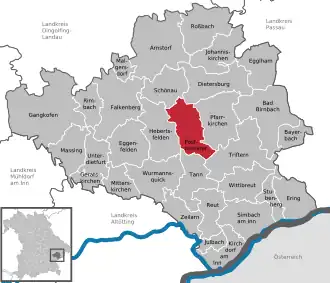 Kaart van Postmünster