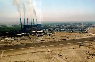 De elektriciteitscentrale.