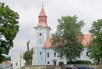 Protestantse kerk in Pozdišovce