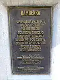 Plaquette over de Posener Bamberger / Bambrzy