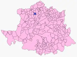 Kaart van Pozuelo de Zarzón