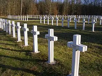 De Franse militaire begraafplaats bij Flirey