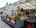 Praalwagen met alle deelgemeenten