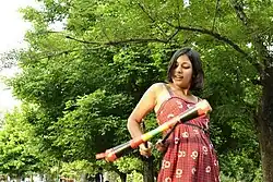 In actie met een zelfgemaakte devilstick