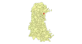 Kaart van Prádanos de Ojeda