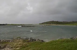 De zee in de buurt van Arisaig