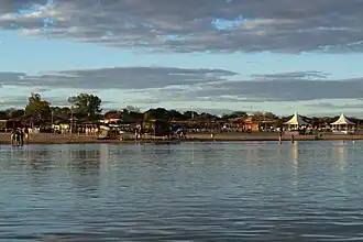 Strand aan de rivier de São Francisco in de gemeente Januária