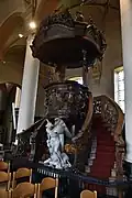 Preekstoel in Sleidinge