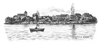 De Kirchsee in Preetz rond 1895