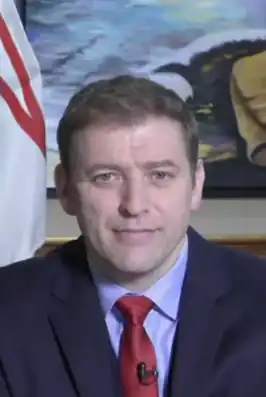 De vorige premier Andrew Fury (2020–2025)