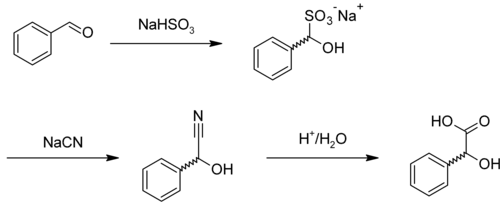 Synthese van amandelzuur