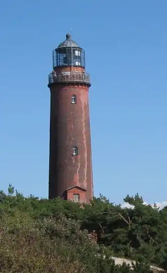 De vuurtoren van Darßer Ort
