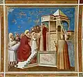 Giotto di Bondone, Presentatie van Maria, Padua, Cappella degli Scrovegni, ca. 1305.