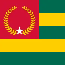 Vlag van de president van Togo