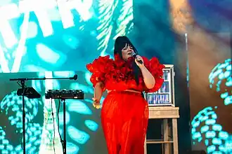 Netta Barzilai tijdens Pride Amsterdam (2019)