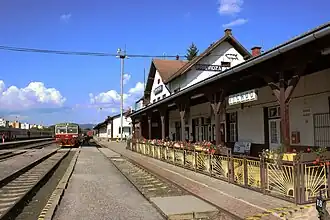 Station Prievidza in augustus 2010