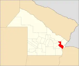 Kaart van departement