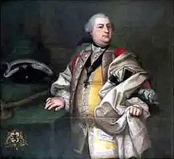 Portret prins-bisschop van Hoensbroeck