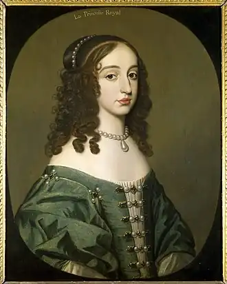 Portret Mary Stuart, Prinses van Oranje-Nassau. Tussen 1640 en 1656, Gerard van Honthorst