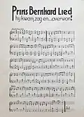 Prins Bernhard Lied p. 3, 1936