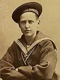 De latere Noorse koning Haakon VII, 1883