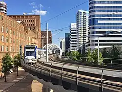 De netkous in 2020 gezien bij de tramhalte Ternoot.