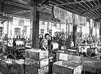 Fabriekshal Société Céramique, 1887