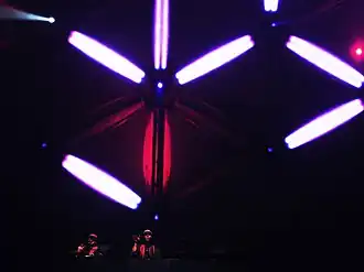 Project One live achter de draaitafels op Qlimax 2008