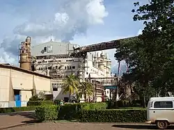 Cellulosefabriek Project Jari gelegen aan de rivier de Jari