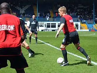 Monk als speler van Swansea City in 2005