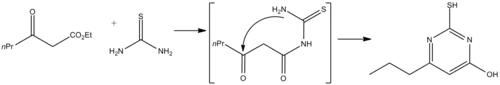 Synthese van propylthiouracil