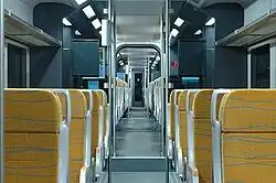 Interieur, gezien vanuit de mB-bak richting de mAB-bak