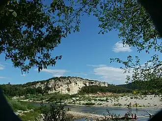De Gardon bij Vers-Pont-du-Gard