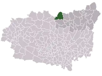 Kaart van Villamanín