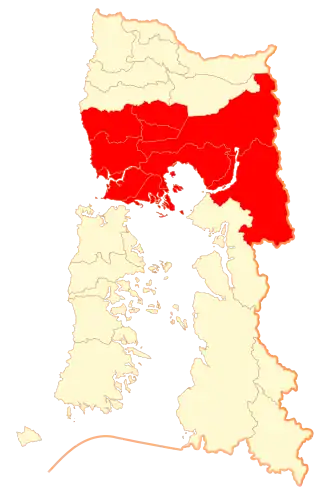 Kaart van Llanquihue