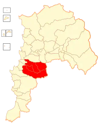 Kaart van Marga Marga