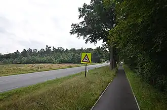 N304 nabij Apeldoorn.