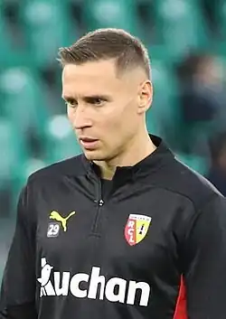 Frankowski in 2024 als speler van RC Lens