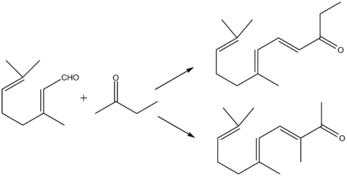 Synthese van methylpseudojonon