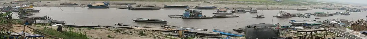 Pucallpillo, de haven van Pucallpa