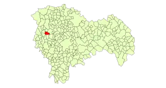 Kaart van Puebla de Beleña