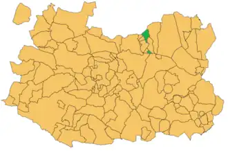 Kaart van Puerto Lápice