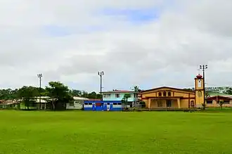 De hoofdplaats Puerto Viejo