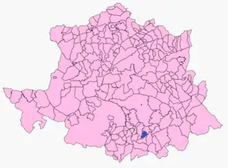 Kaart van Puerto de Santa Cruz