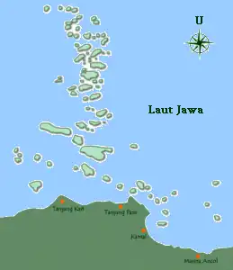 Kaart van Duizendeilanden